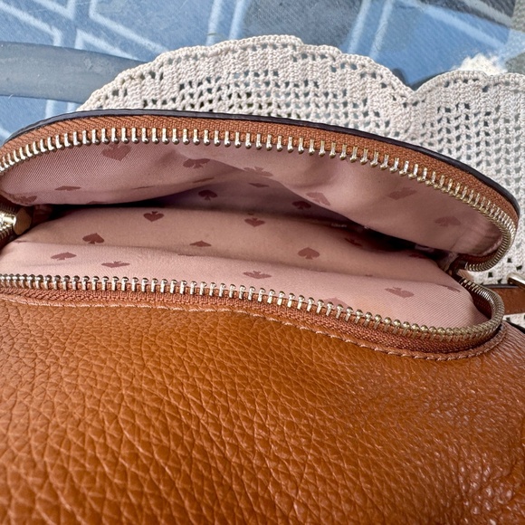 Vintage Kate Spade brown leather backpack in excellent condition - Picture 8 of 16